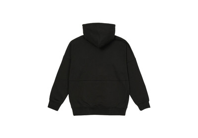 PALACE SPACED LOGO DROP SHOULDER HOOD BLACK outlook