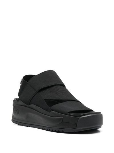 Y-3 Rivalry elasticated-strap sandals outlook