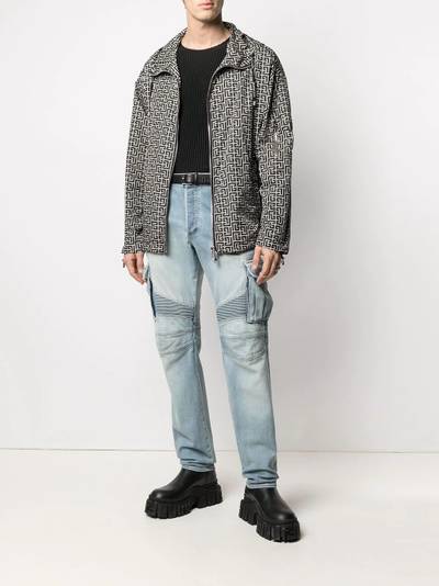 Balmain cargo pocket tapered jeans outlook