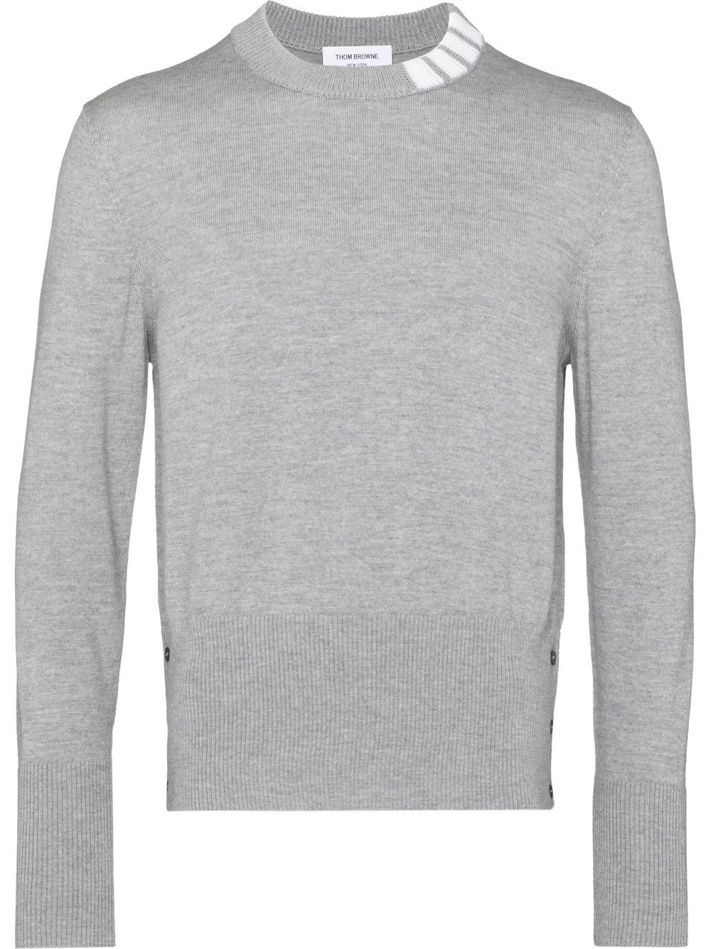 4-Bar panelled wool jumper - 1