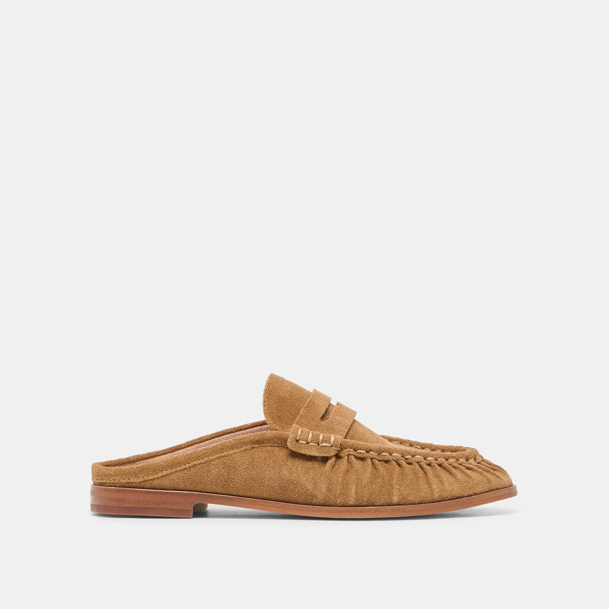BETZY LOAFERS LT BROWN SUEDE - 1