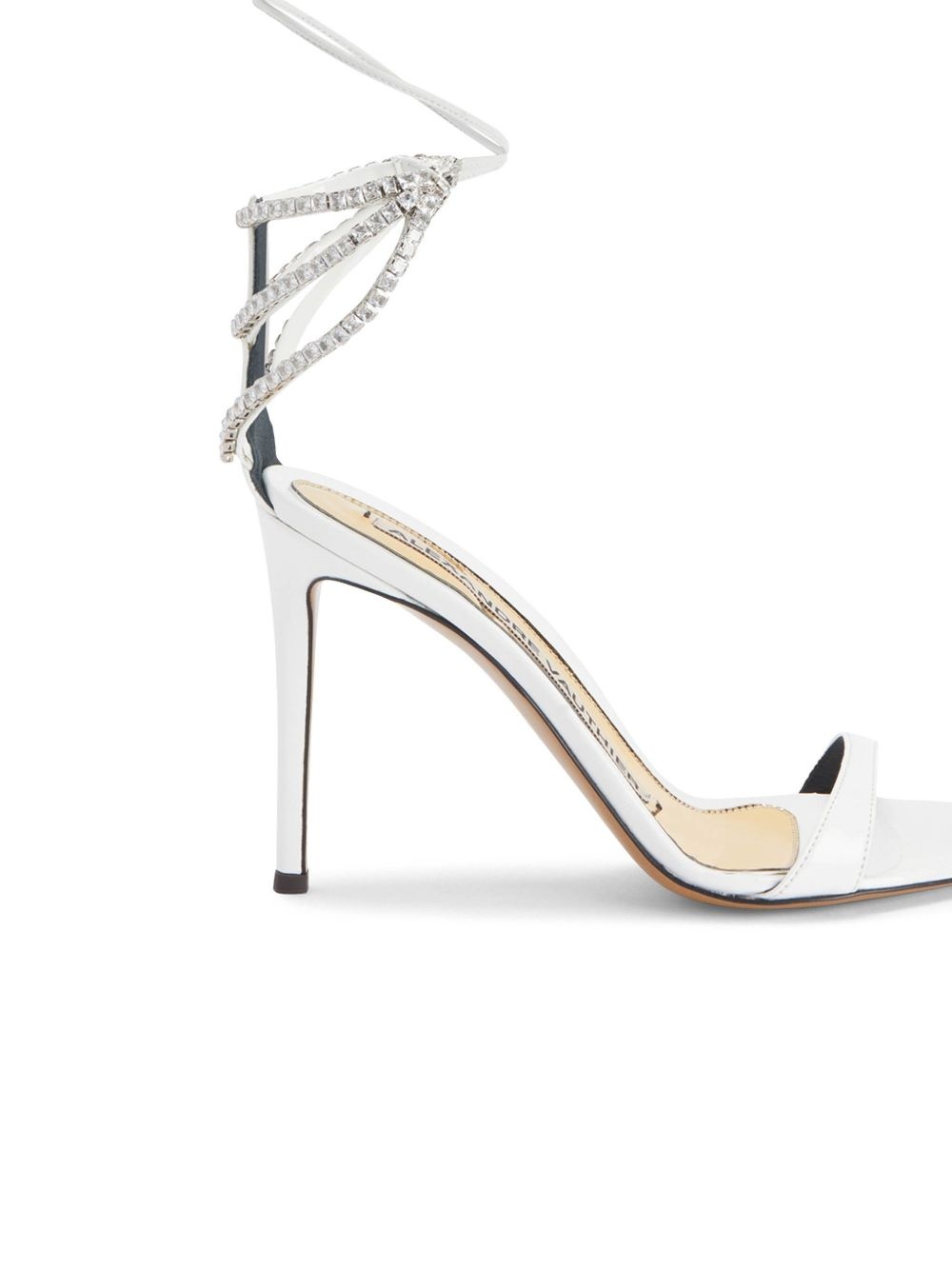 111mm lace-up sandals - 4