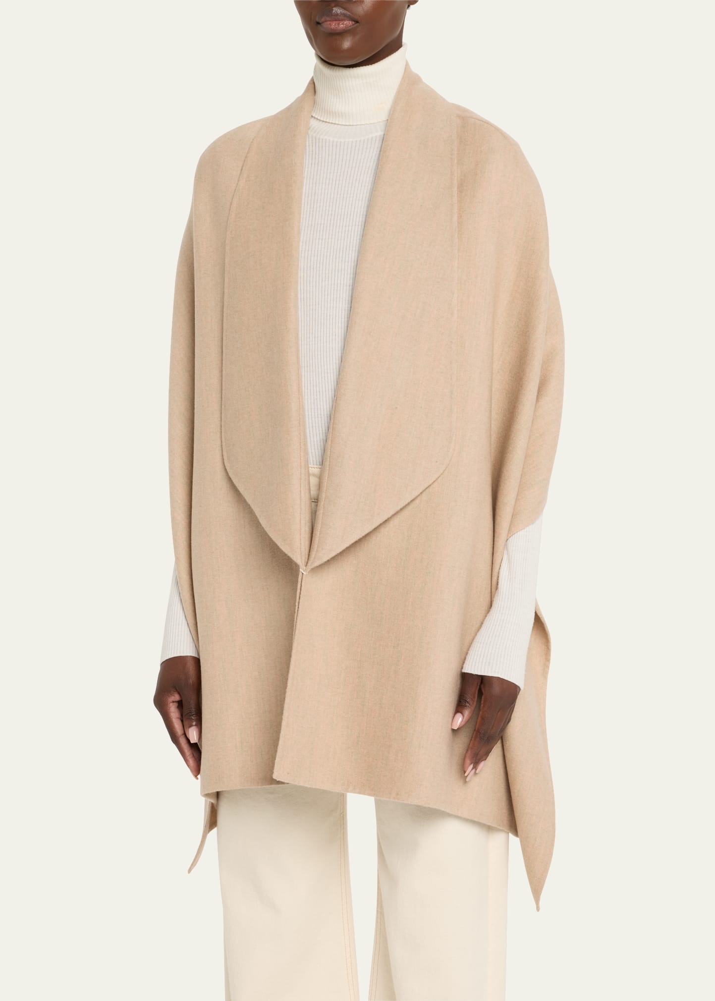Violante Cashmere Cape - 4