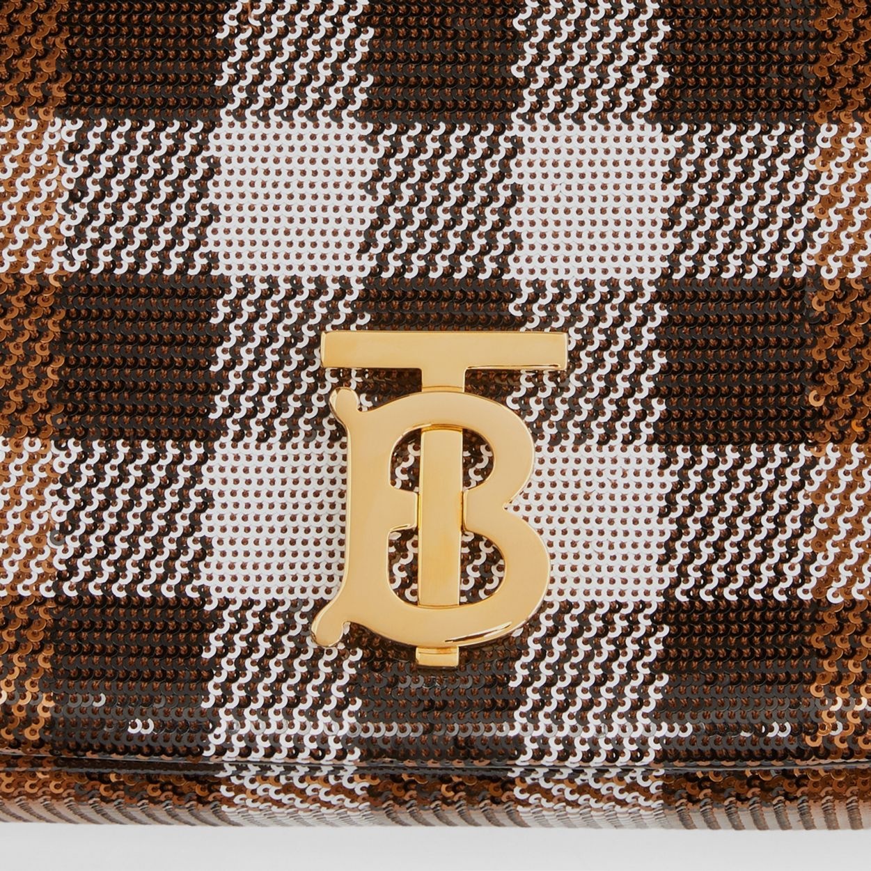 Sequinned Check Small Lola Bag - 2