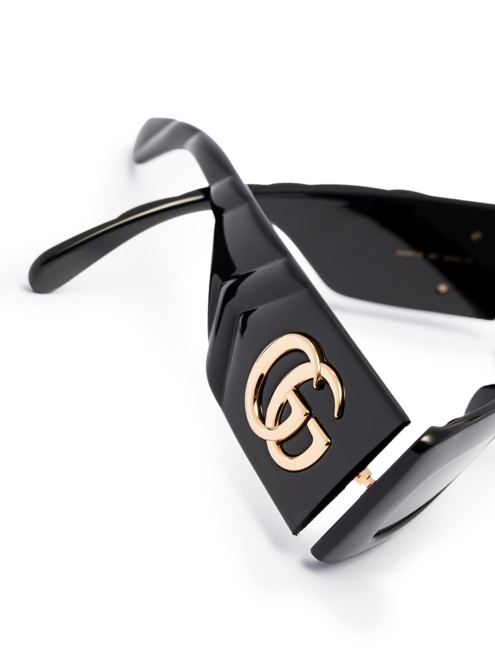 logo-plaque tinted sunglasses - 3