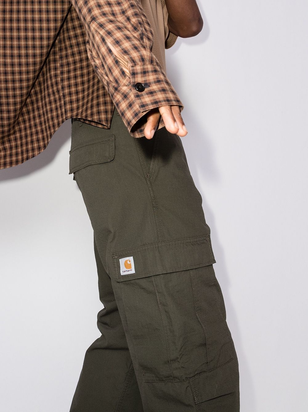 Regular Cargo straight-leg trousers - 4