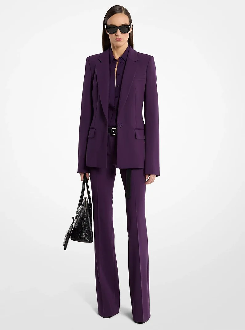 Tyler Stretch Wool Crepe Blazer - 1