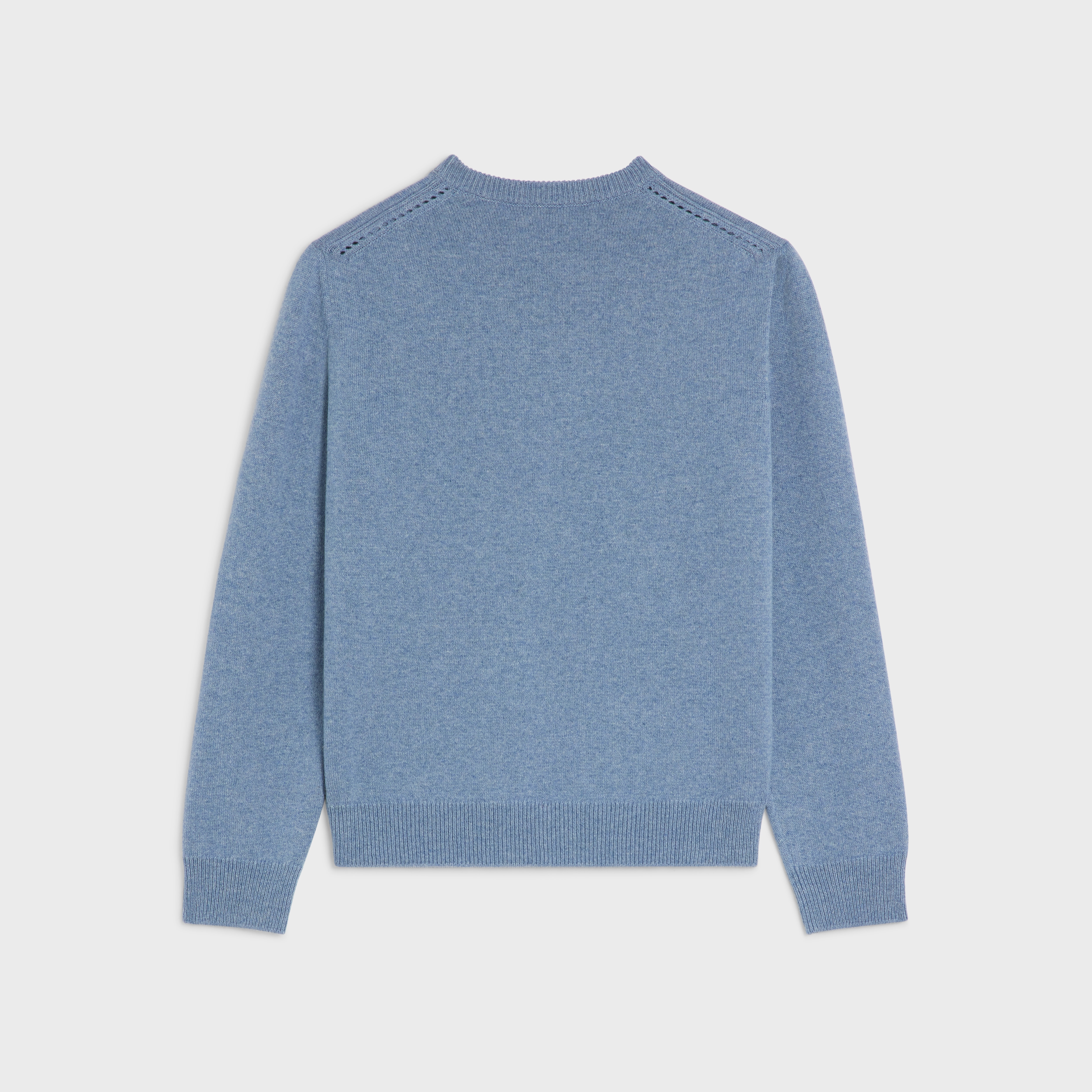 crew neck sweater in heritage cashmere - 2