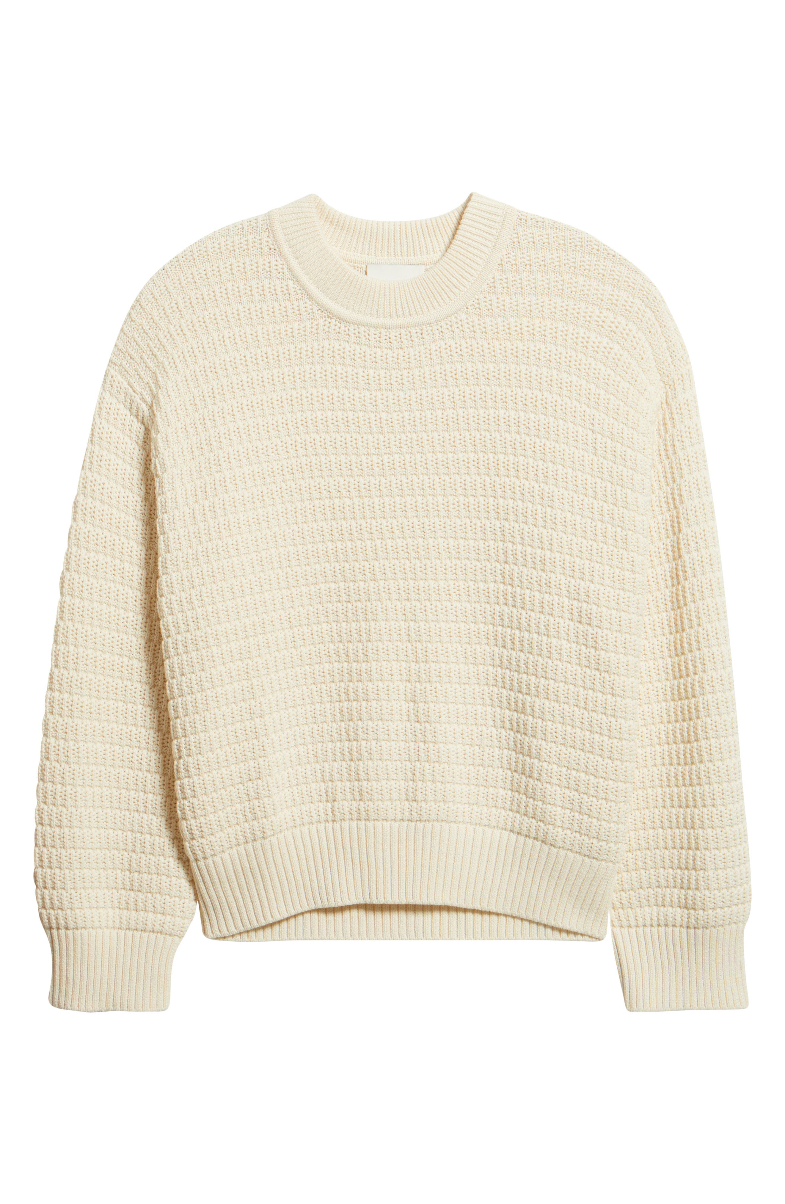 Reformation Collie Organic Cotton Crewneck Sweater in Gossamer at Nordstrom - 5