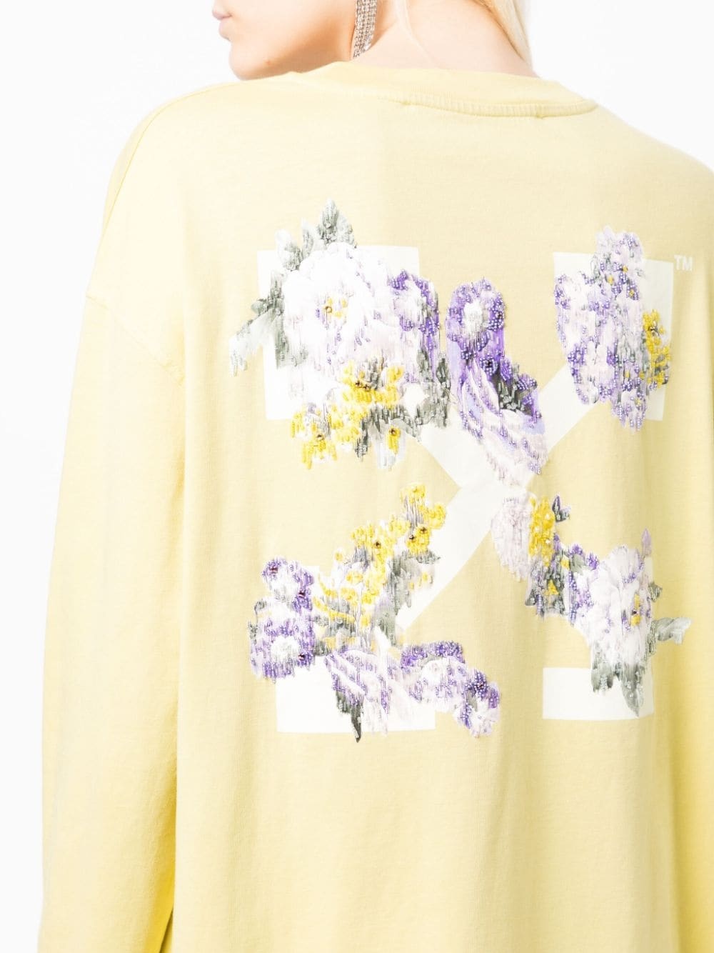 Flower Arrow organic-cotton sweatshirt - 5
