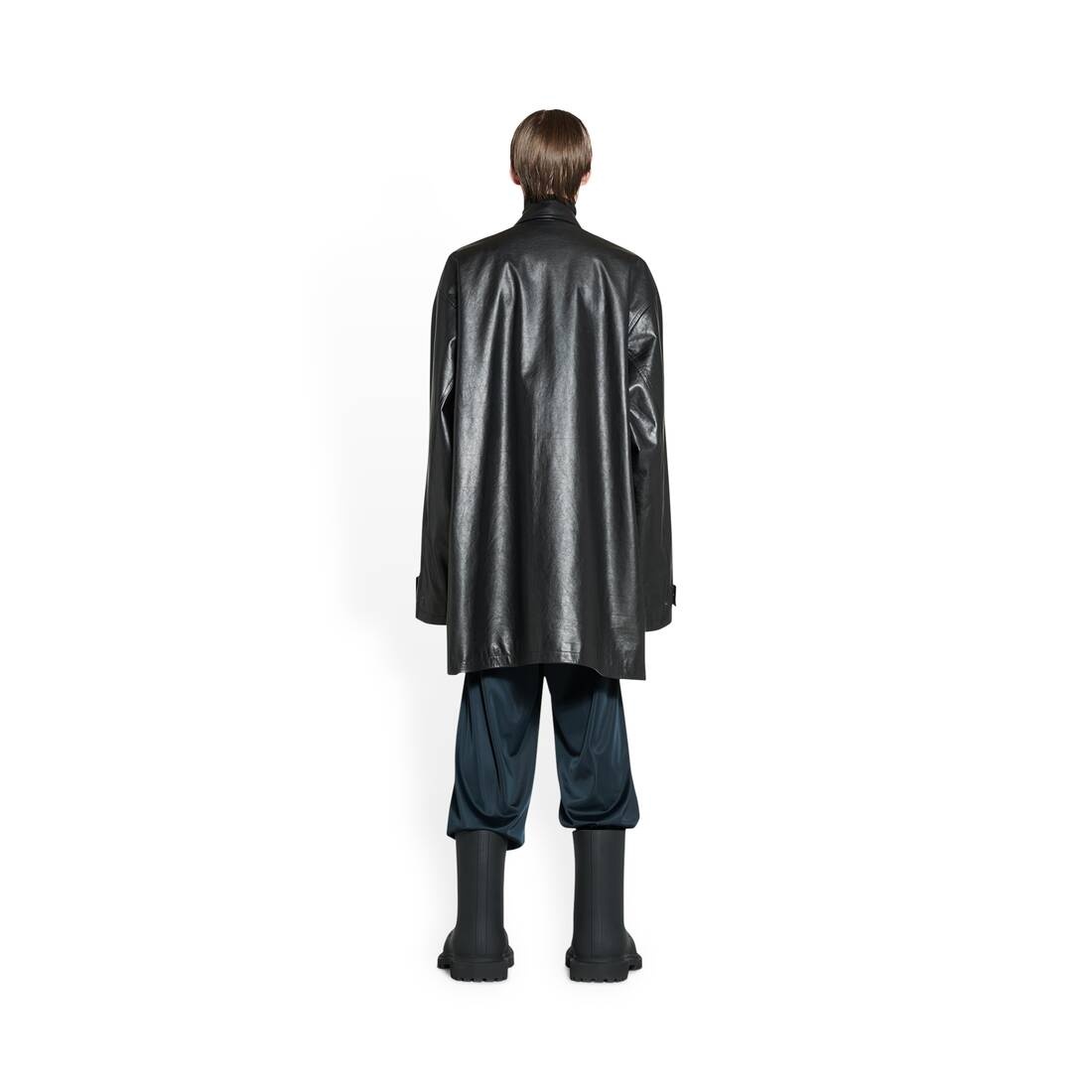Men's Parka in Black - 4