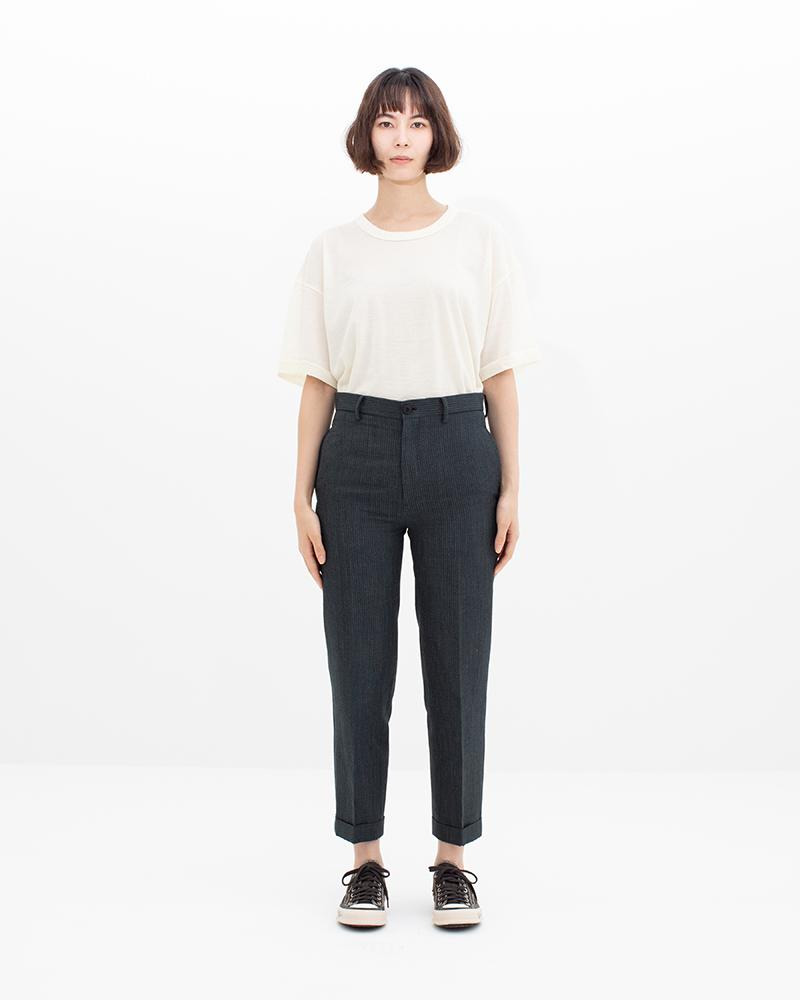 TIGHT SLACKS SANTOME (N.D.) W DK.INDIGO - 4