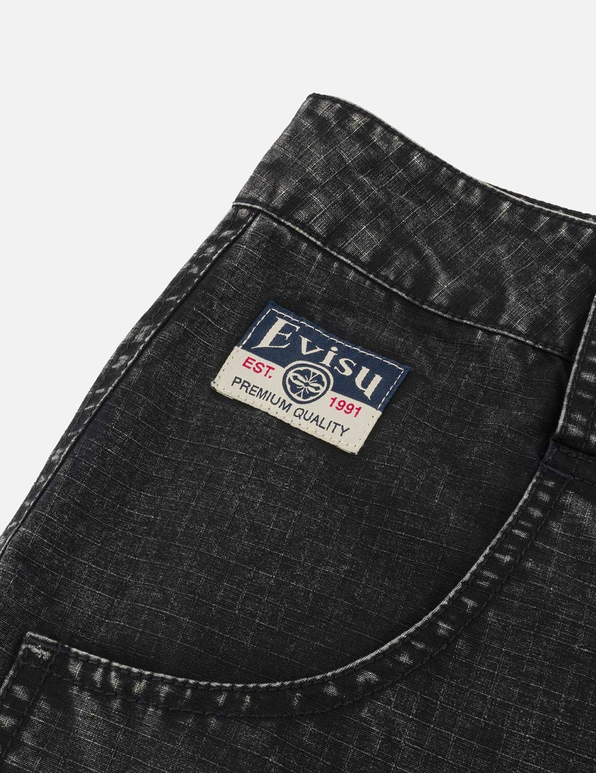 Seagull and Kamon Embroidery Straight Fit Woven Joggers - 8