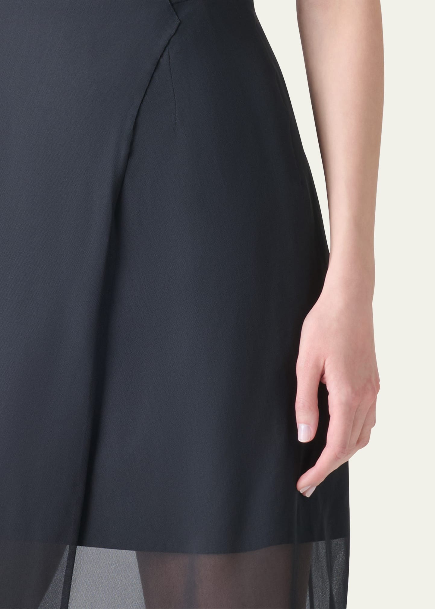 Silk Panama Overlayer Gown - 5