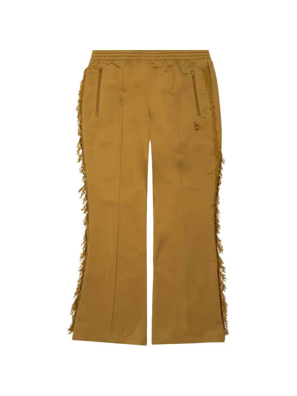 fringed track pants - 1