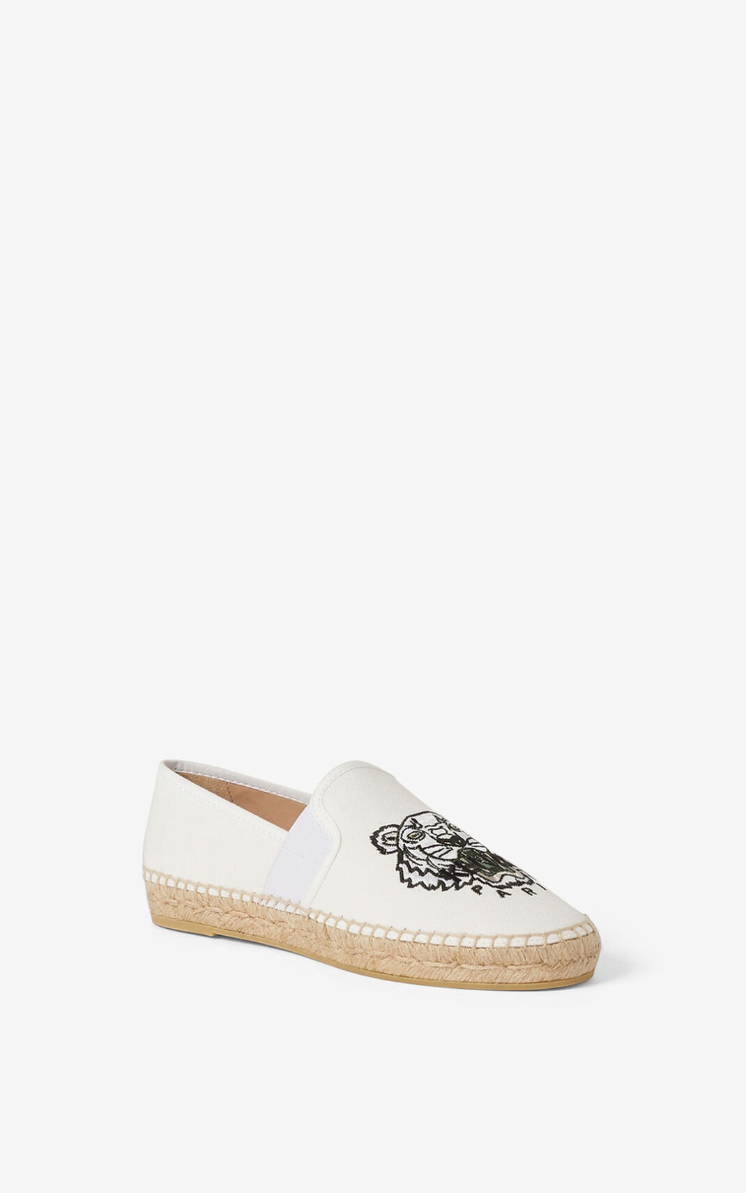 Tiger elasticated canvas espadrilles - 3