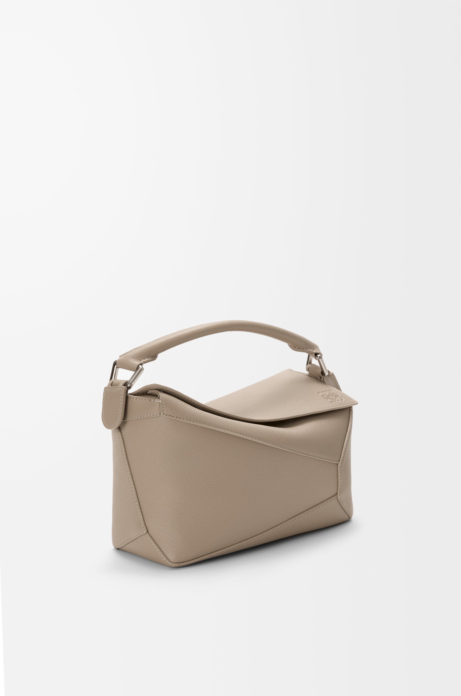Small Puzzle Edge bag in soft grained calfskin - 2