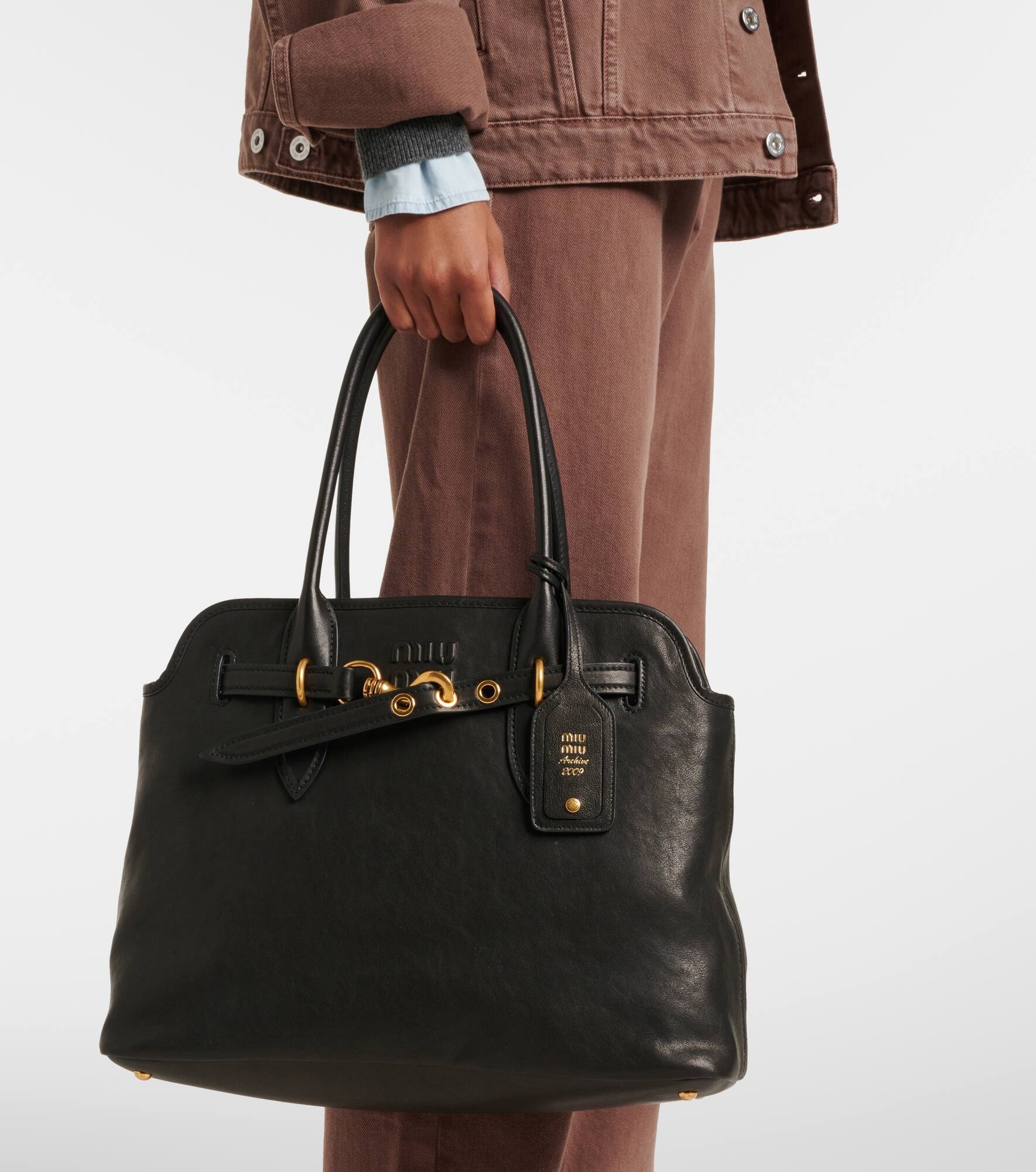 Aventure Medium leather tote bag - 2