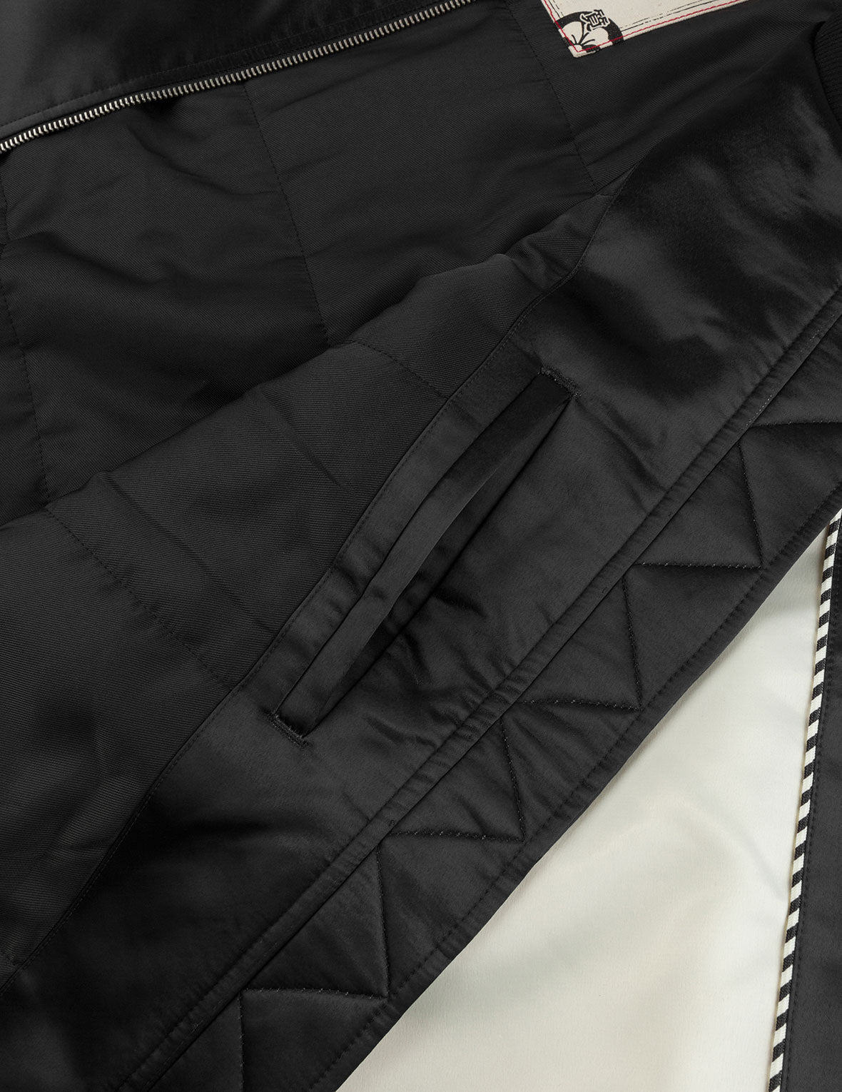 Crane Embroidery Regular Fit Souvenior Jacket - 10