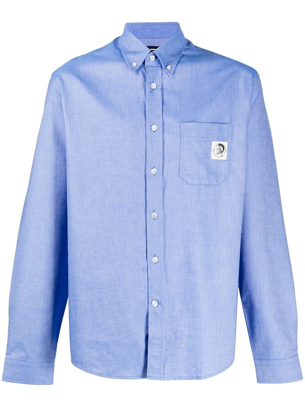 logo patch Oxford shirt - 1