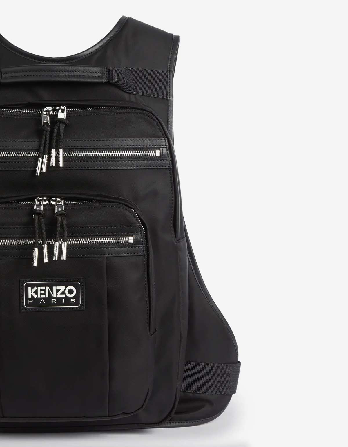 Kenzo Discover Black Vest Backpack - 3