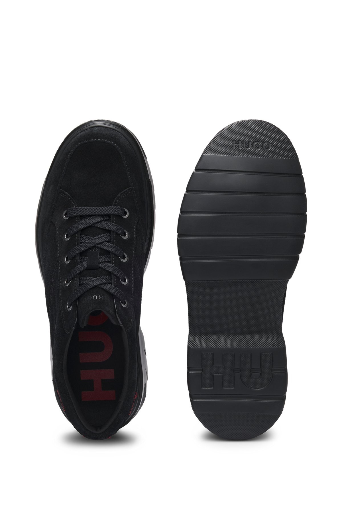 SUEDE DERBY SHOES WITH EVA SOLE - 4