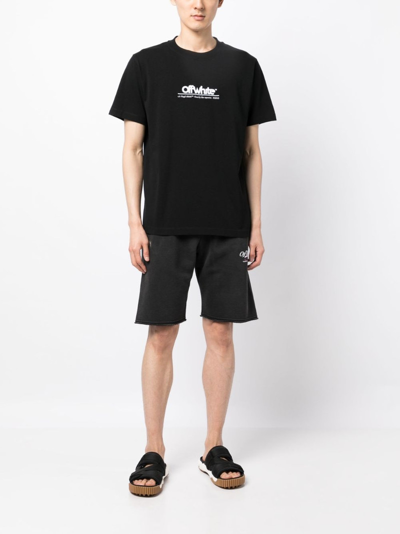 Off-White 로고 자수 티셔츠 outlook