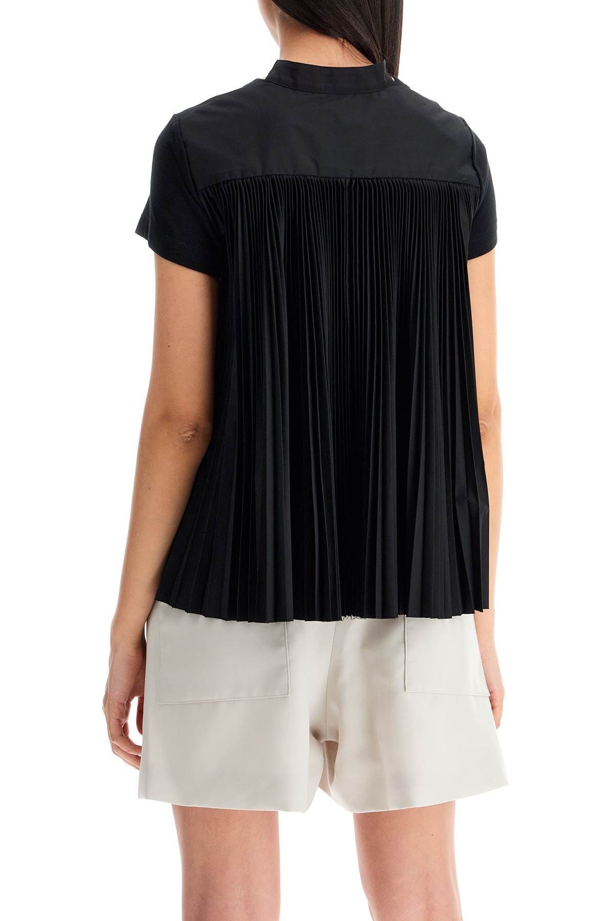 PLEATED BACK T-SHIRT - 4