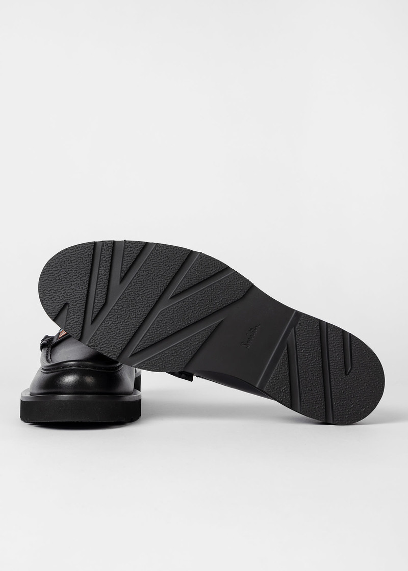 Paul Smith Leather 'Signature Stripe' 'Bancroft' Loafers outlook