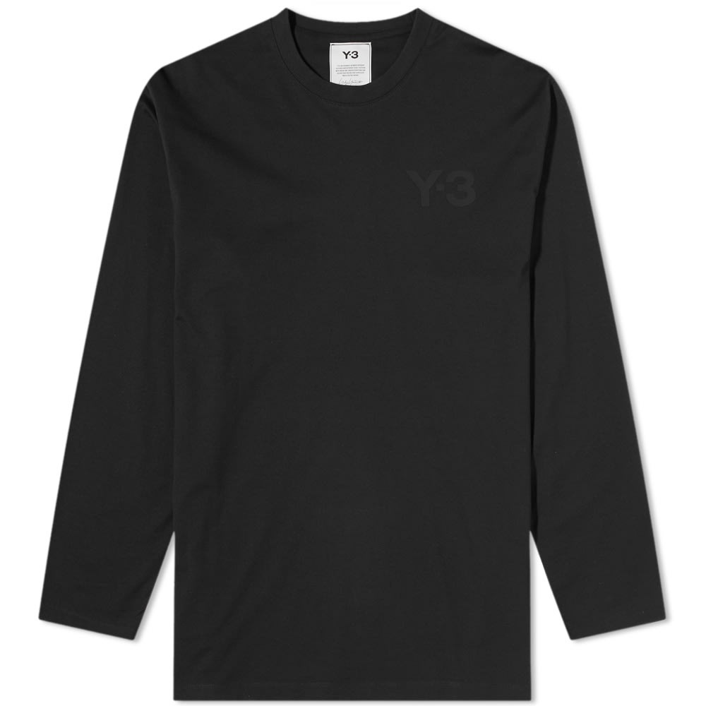 Y-3 Long Sleeve Classic Chest Logo Tee - 1