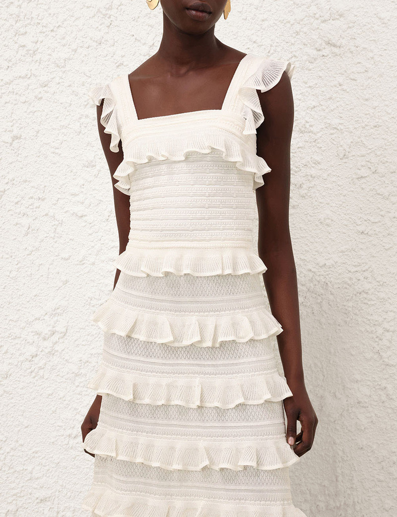 Zimmermann HYPNOTIC LACE FRILL CAMI outlook