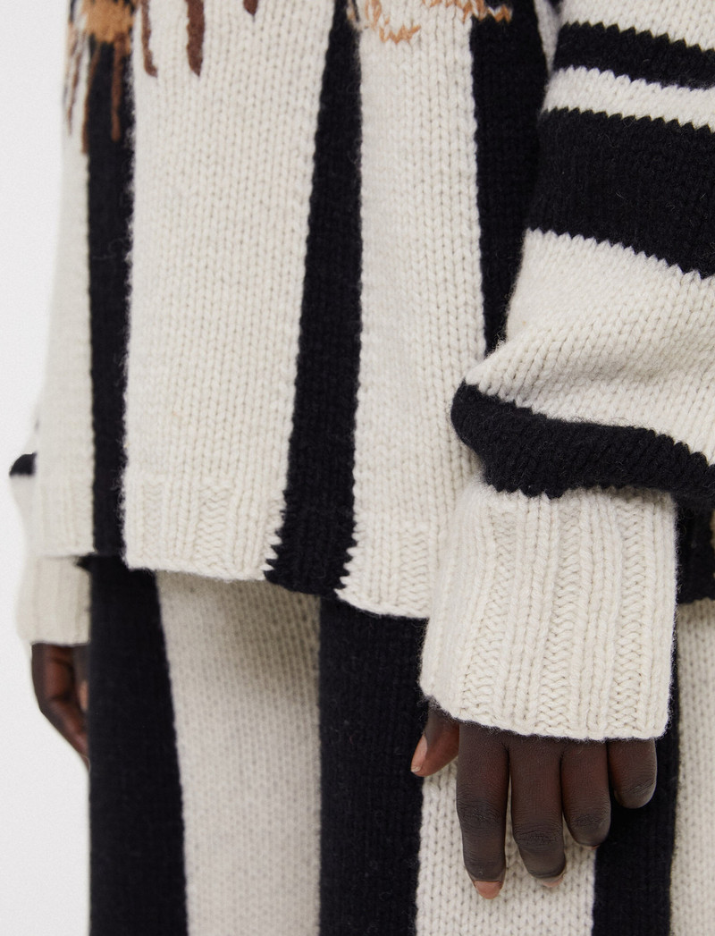 Leopard Knit High Neck Jumper 7