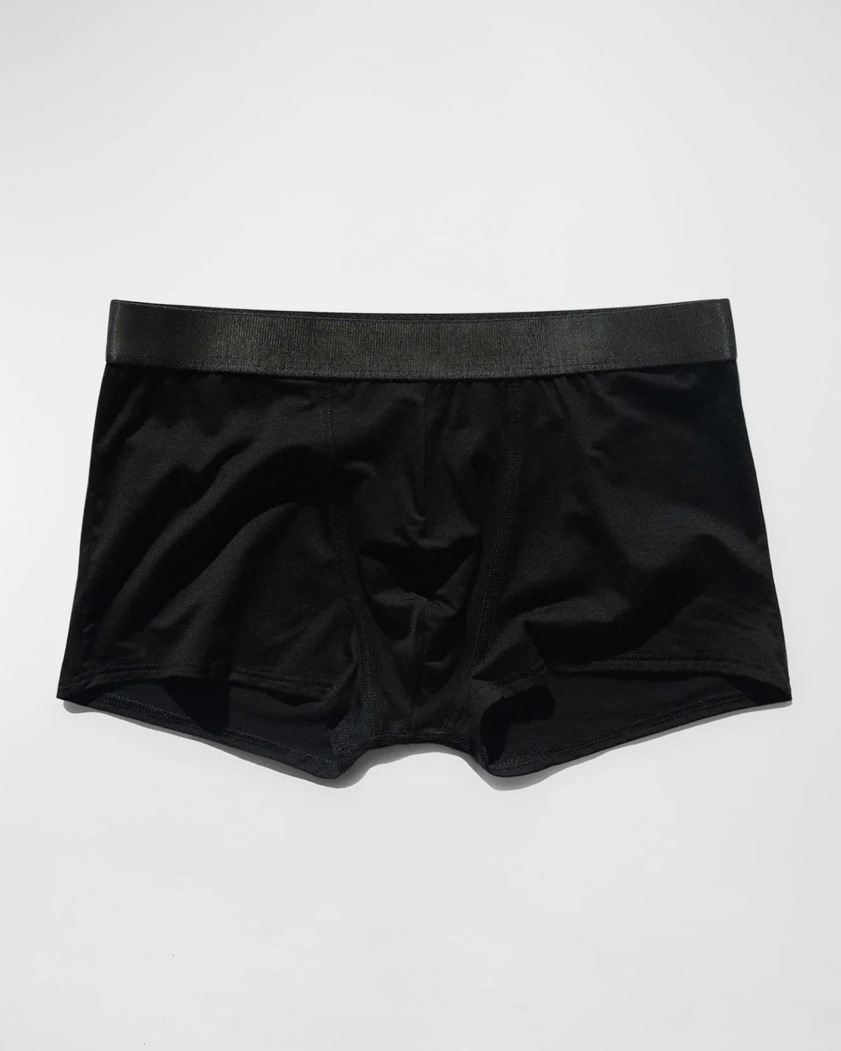 Men's Low-Rise Solid Trunks - 1