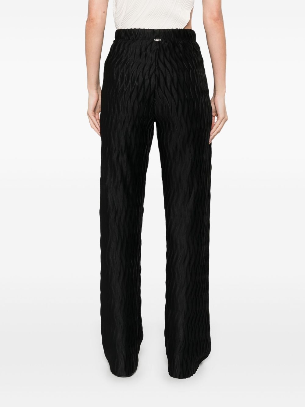 plissé tapered trousers - 4