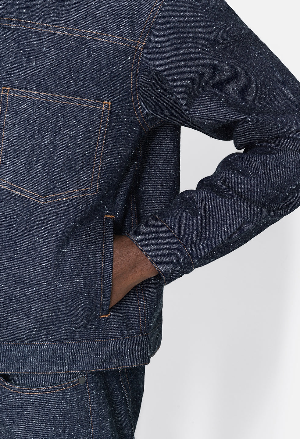 SILK NOIL CROPPED THUMPER JACKET TYPE II - 7