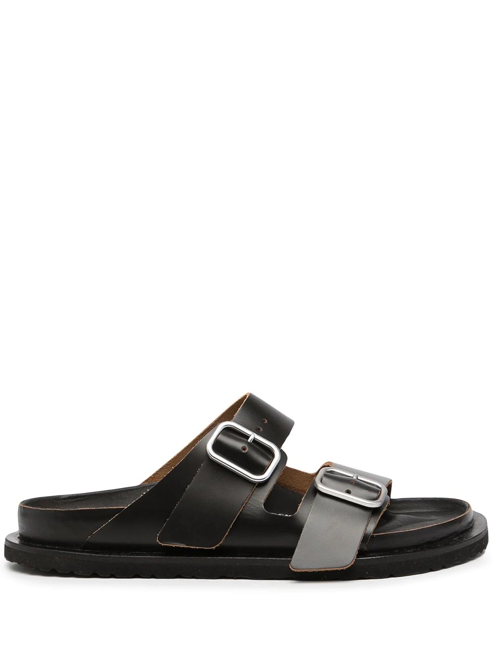 side buckle-fastening sandals - 1