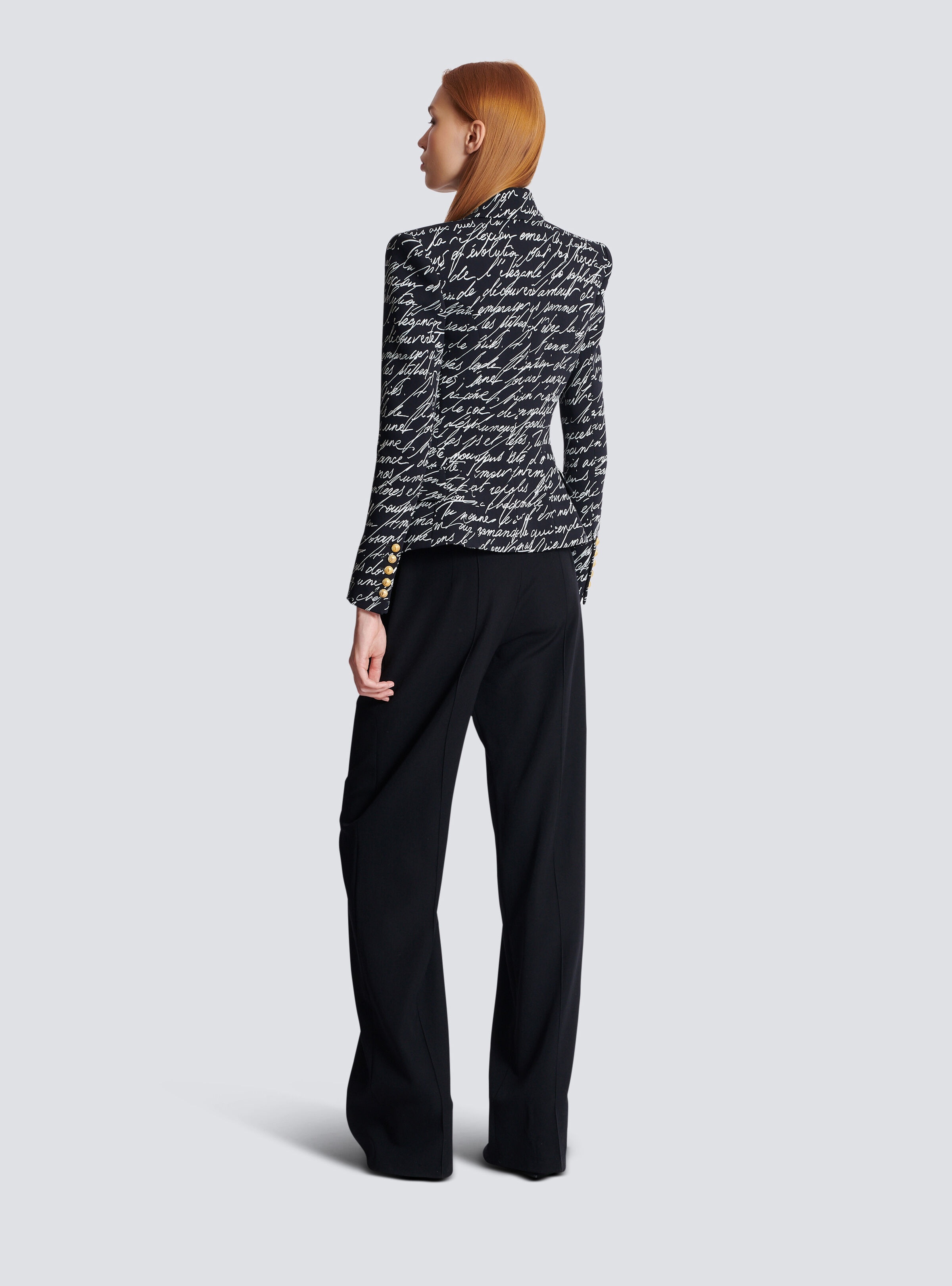 【関税込み】Balmain ブラック＆ホワイト 4ポケット ジャケット 18153478_38624295_600.jpg