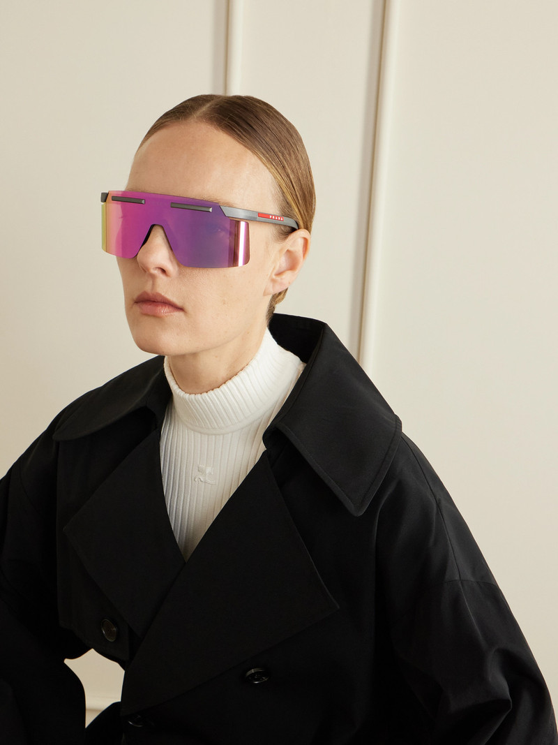 Prada Linea Rossa Square-frame Acetate Sunglasses outlook