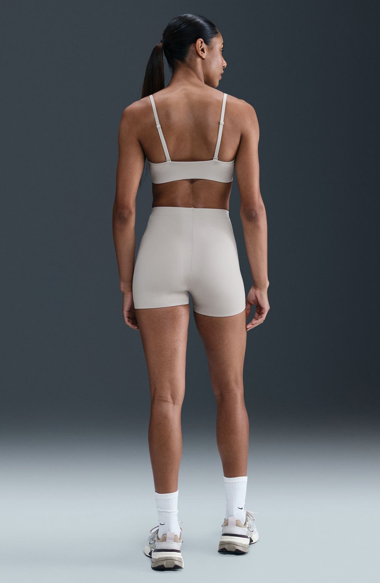 Nike Form Dri-FIT Boy Shorts in Light Orewood/Light Iron Ore at Nordstrom - 6