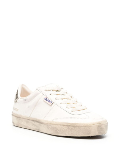 Golden Goose Soul Star distressed leather sneakers outlook