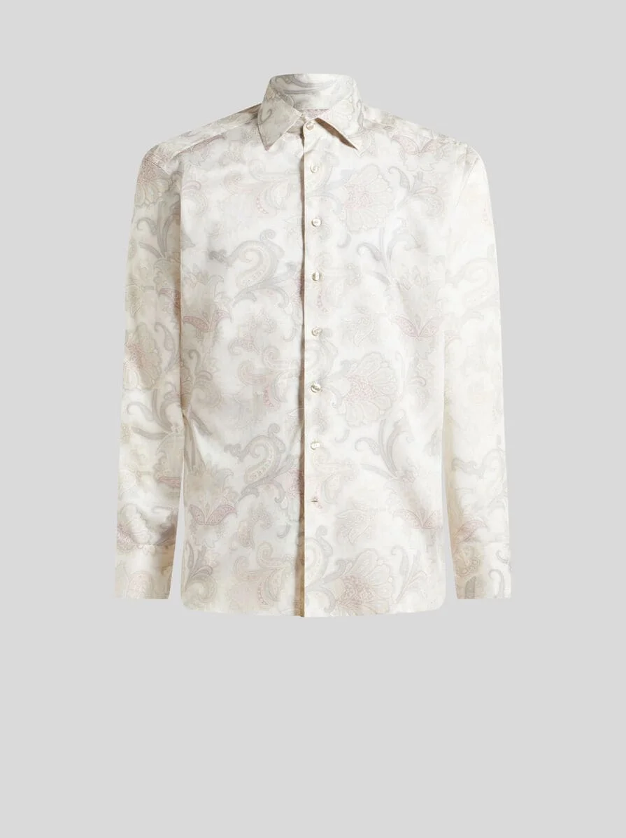 MAXI FLOWER PAISLEY SHIRT - 1