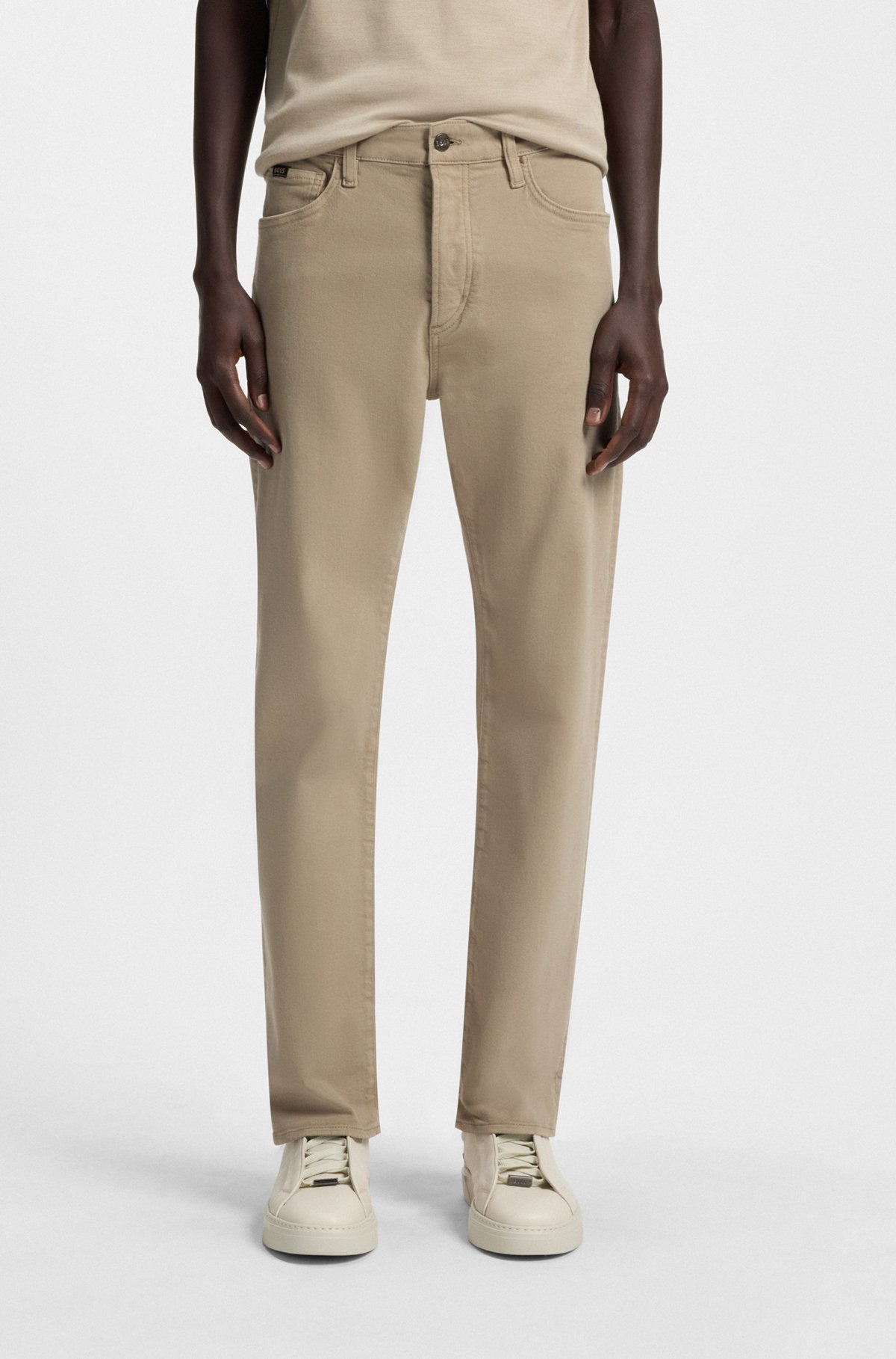 SLIM-FIT JEANS IN SATIN-TOUCH COMFORT-STRETCH DENIM - 2