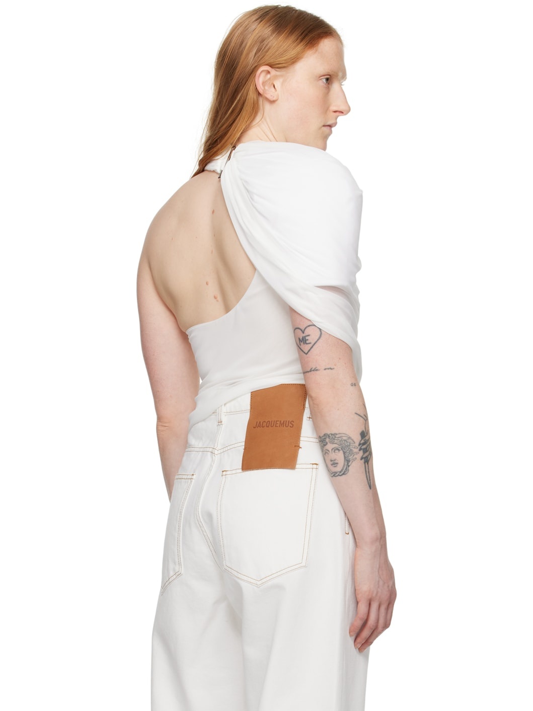 White Les Sculptures 'Le haut Pablo' Blouse - 3
