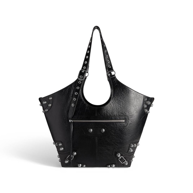 Women's Le Cagole Large Carry All Bag in Black 1