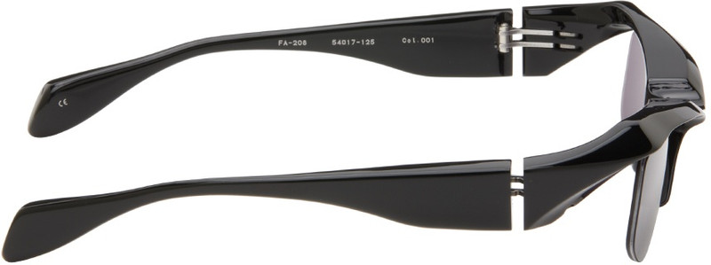 FACTORY900 SSENSE Exclusive Black FA-208 Sunglasses outlook