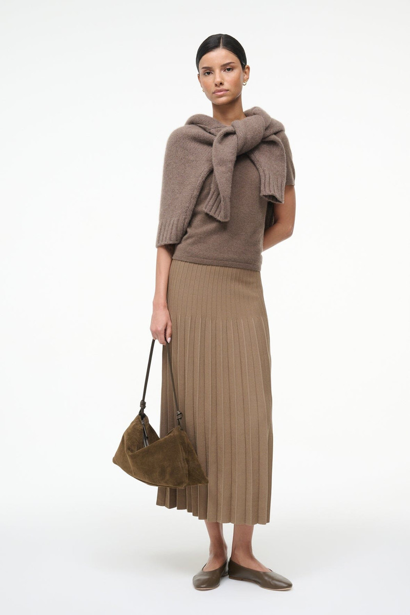 STAUD STAUD LENA SKIRT TAUPE outlook