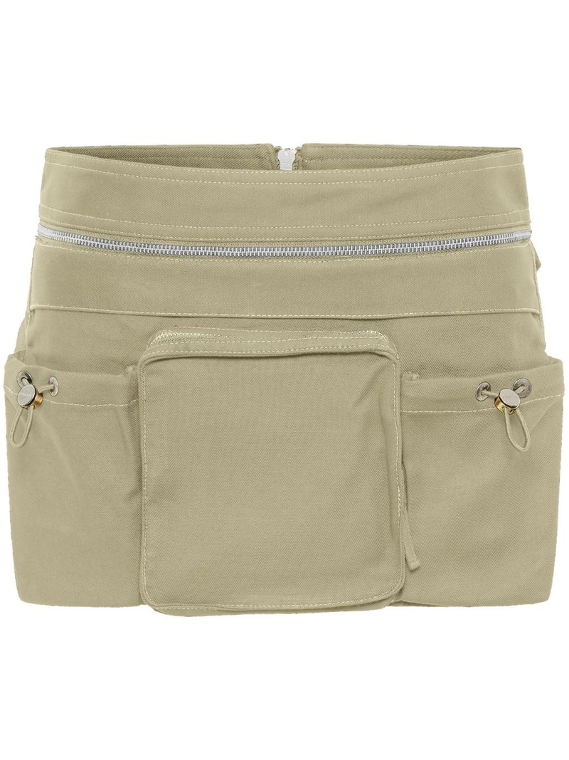 belted-waist mini skirt 1