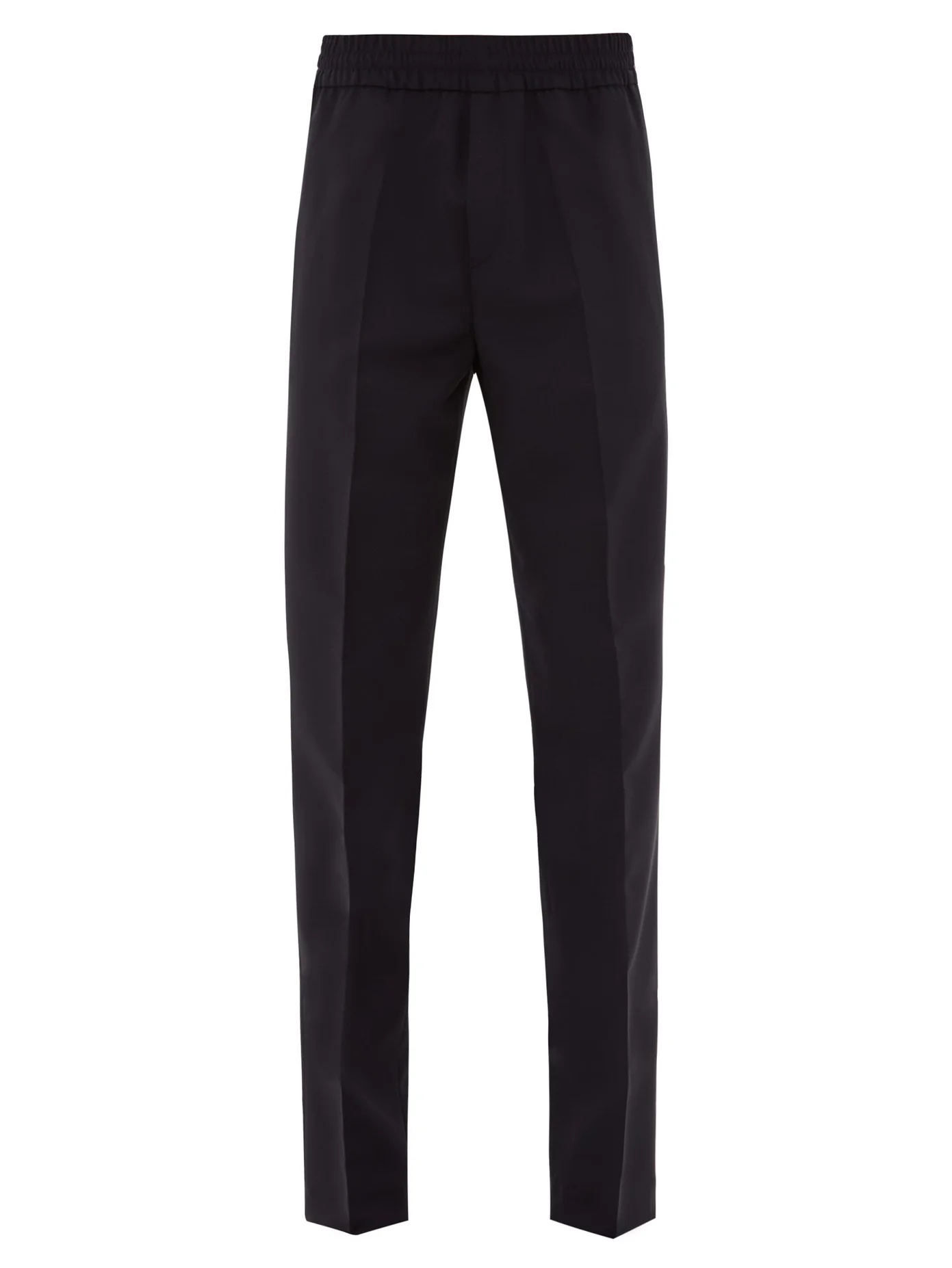 Ryder elasticated waist wool-blend trousers - 1