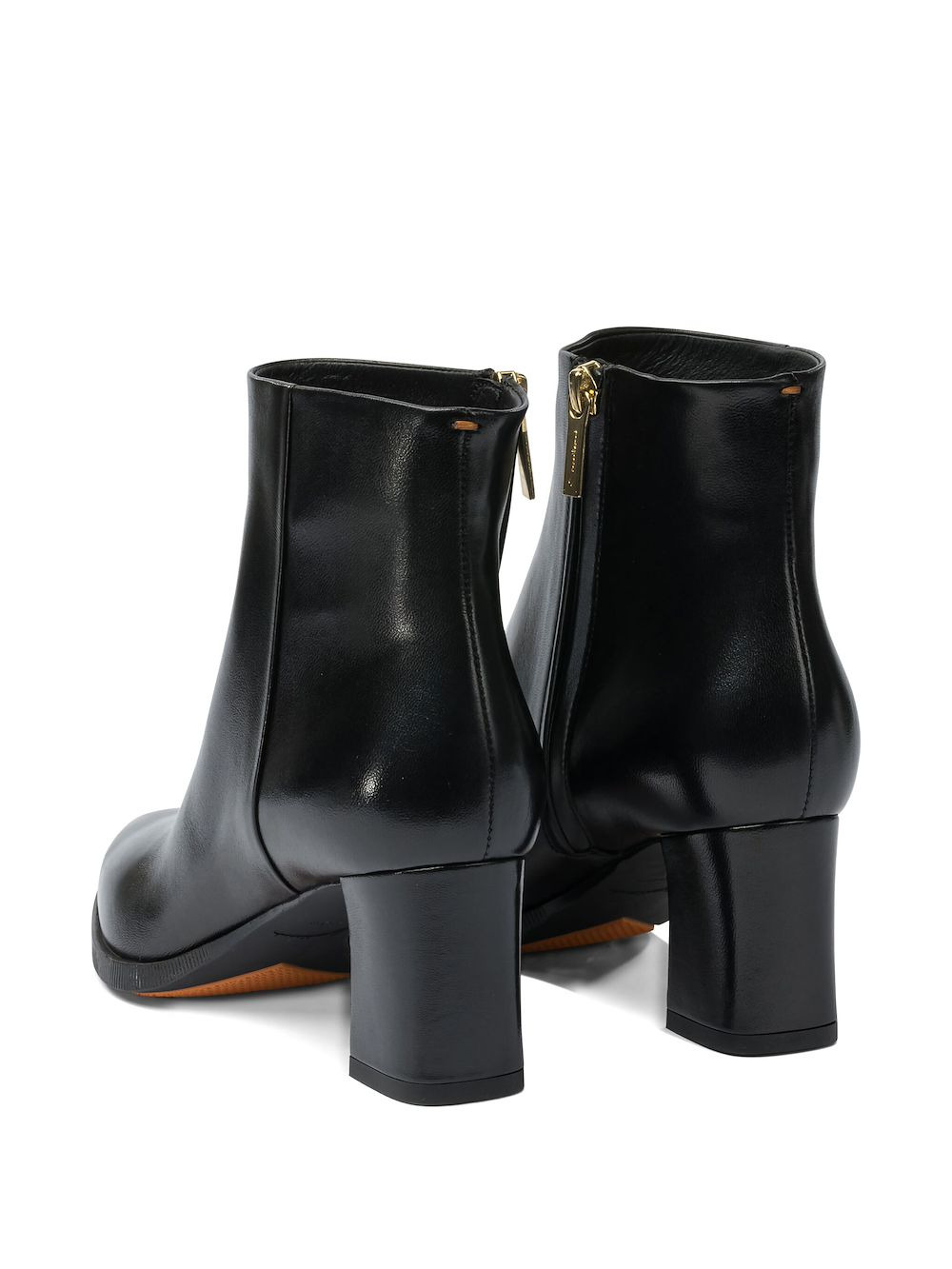 65mm leather ankle boots - 4