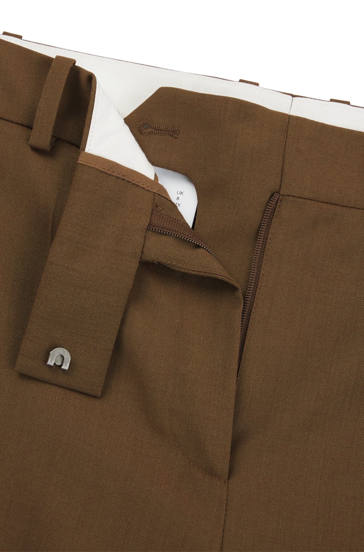STRAIGHT-LEG TROUSERS IN WOOL - 6